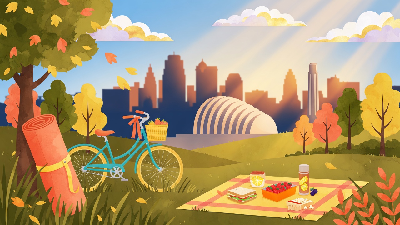 Sunny Kansas City adventure collage